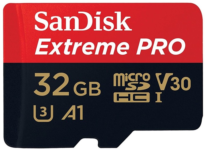 SanDisk Micro SDHC Extreme Pro 32GB 100MB/s A1 UHS-I U3 V30 + SD adaptér_1707374239