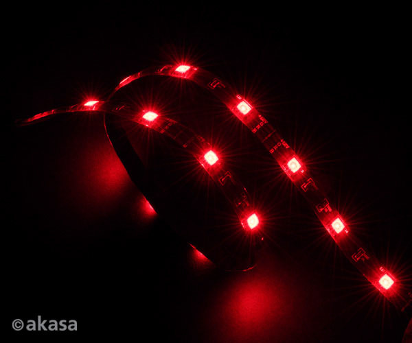 Akasa Vegas M - AK-LD05-50RD, LED pásek, 50 cm, červená_1836319337