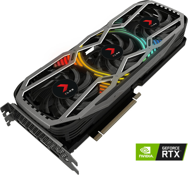 PNY GeForce RTX3080 10GB XLR8 Gaming REVEL EPIC-X RGB Triple Fan Edition, LHR, 10GB GDDR6X_70117194