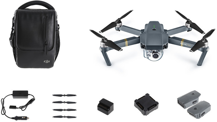 DJI kvadrokoptéra - dron, DJI - Mavic Pro Fly More Combo_1416893791