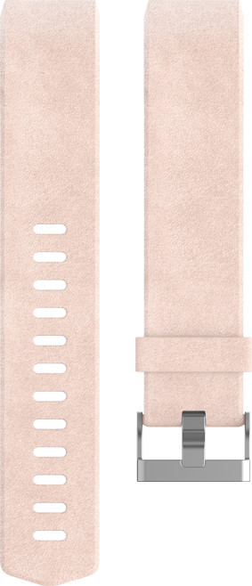 Google Fitbit Charge 2 Accessory Band kožený S, růžová_1623385335