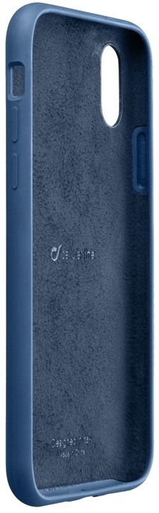 CellularLine ochranný silikonový kryt SENSATION pro iPhone X, modrý_2137801015