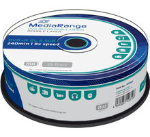 MediaRange DVD+R 8,5GB DL 8x, 25ks Spindle
