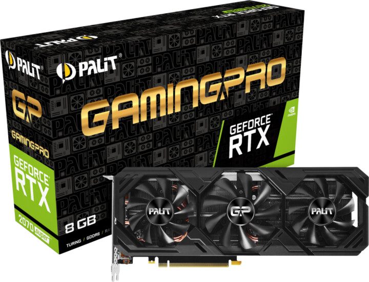PALiT GeForce RTX 2070 Super GamingPro, 8GB GDDR6_240729285