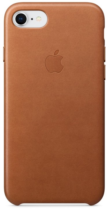 Apple kožený kryt na iPhone 8/7, sedlově hnědá_107819382