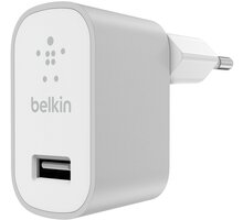 Belkin USB 230V nabíječka MIXIT Metallic 1x2.4A, stříbrná_1975304064
