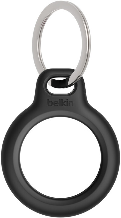 Belkin bezpečné pouzdro na Apple AirTag s kroužkem, černá_1728828536