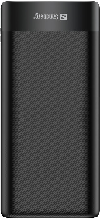 Sandberg powerbanka USB-C, PD 65W + 2x QC3.0, 20000mAh, černá_682229134