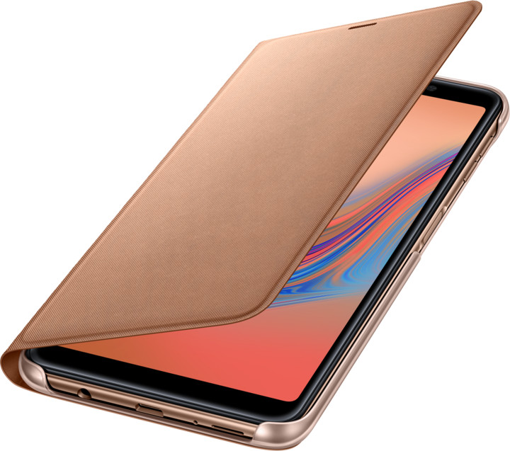 Samsung pouzdro Wallet Cover Galaxy A7 (2018), gold_216197109
