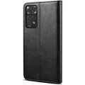 Lenuo Leather flipové pouzdro pro Xiaomi Redmi Note 11/11S, černá_1820671011