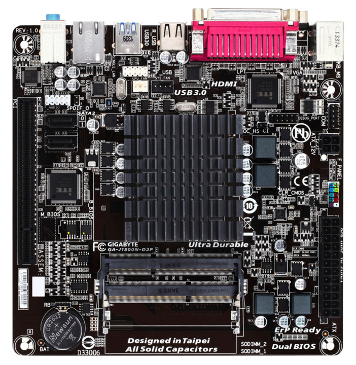 GIGABYTE GAJ1800ND2P Intel J1800 CZC.cz