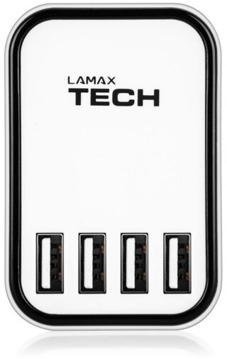 LAMAX nabíječka Smart Charger, 4xUSB, bílá_1039186172