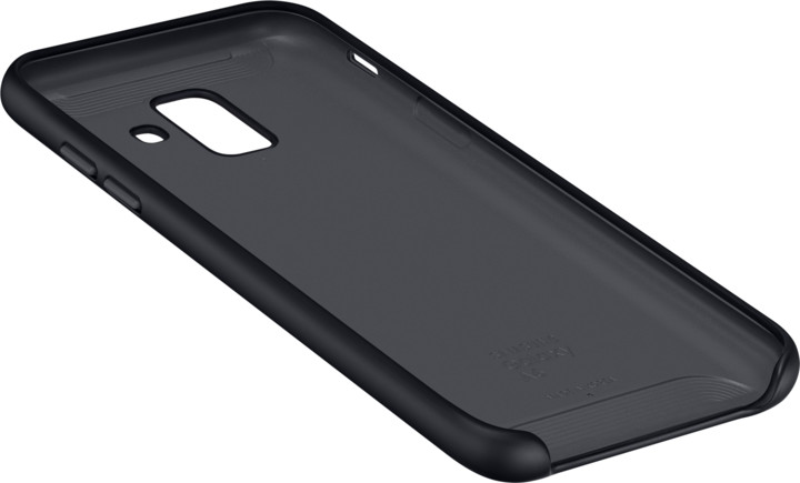 Samsung A6 dvouvrstvý ochranný zadní kryt, černá_881510667