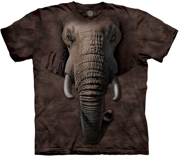 Tričko The Mountain Elephant Face, černá (US L / EU XL)_250076078