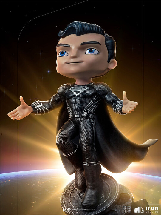 Figurka Mini Co. Justice League - Superman Black Suit_1542703644