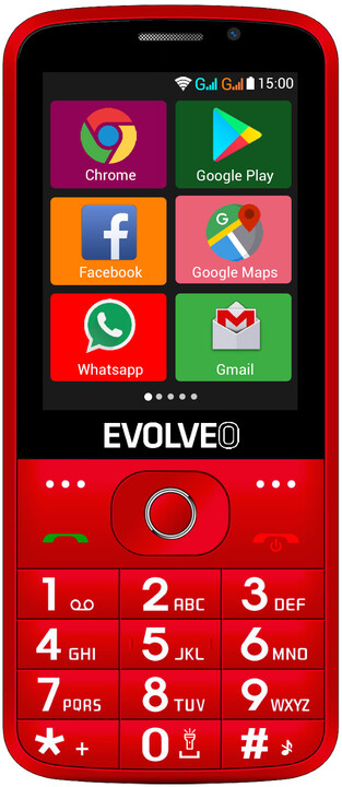 Evolveo EasyPhone AD, Red_766696307