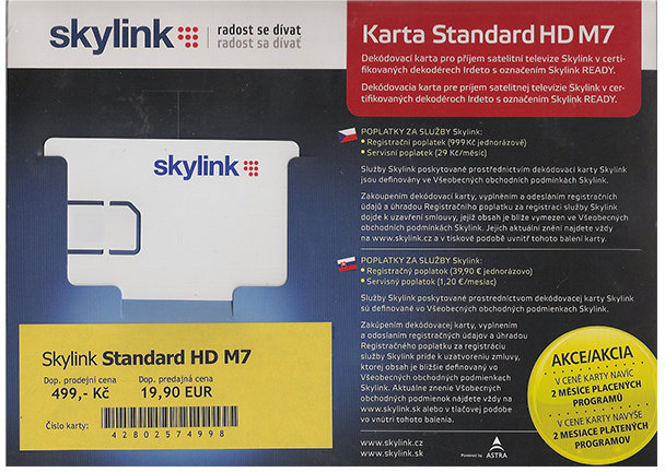 GoSAT 7056 HDI + karta Skylink + parabola + LNB konvertor_1288789025