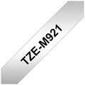 Brother - TZE-M921, stříbrná metalická/černá, 9mm_1051535404