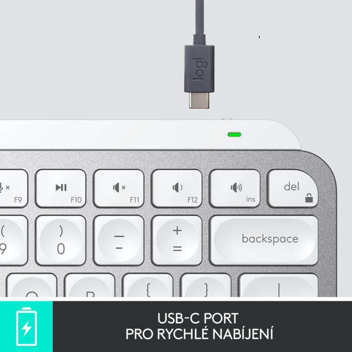 Logitech MX Keys Mini pro MAC, CZ, šedá_2050508484