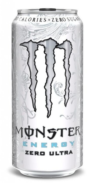 Monster Ultra Zero, energetický, bez cukru, 500 ml, 12ks