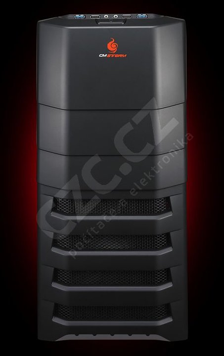 CoolerMaster Storm Enforcer Edition, průhledná bočnice, černá_552335469