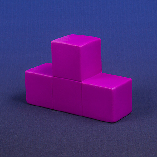 Antistresová hračka Fizz Creation - Tetris T, fialová_1306935408