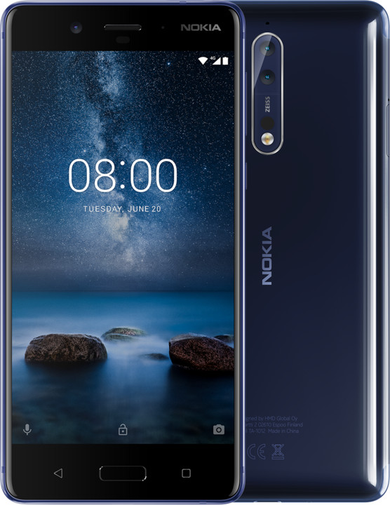 Nokia 8,Dual sim, lesklá modrá_1944185305