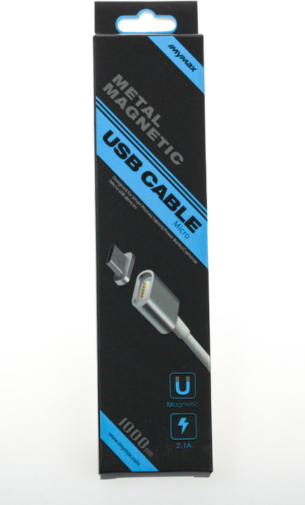 MyMAX magnetický kabel micro USB – stříbrný_1668045045