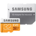 Samsung Micro SDHC 32GB EVO UHS-I + SD adaptér