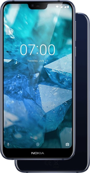 Nokia 7.1, Single Sim, 3GB/32GB, modrá_505420257