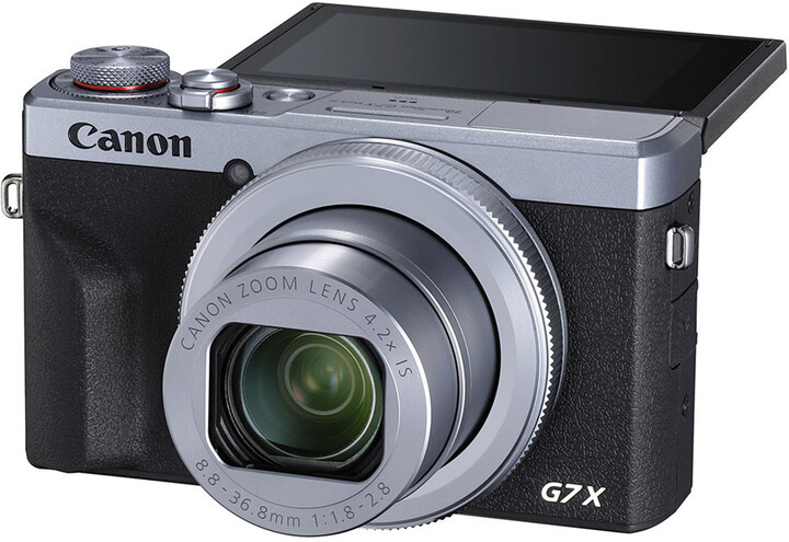 Canon PowerShot G7 X Mark III, stříbrná