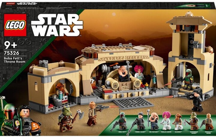 Extra výhodný balíček LEGO® Star Wars™ 75326 Trůnní sál, 75312 Boba Fett a jeho loď_1140303626
