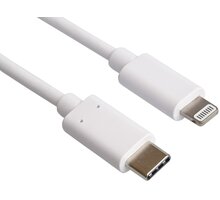 PremiumCord kabel Lightning - USB-C, nabíjecí a datový kabel MFi pro Apple iPhone/iPad, 1m kipod53