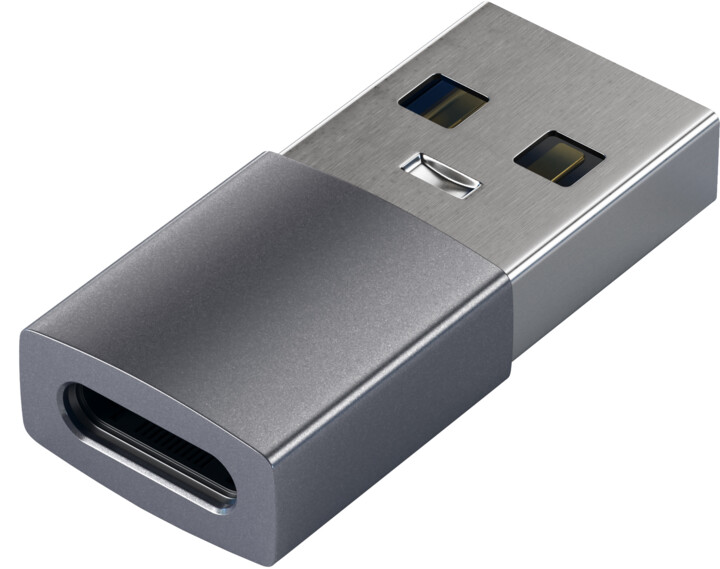 Satechi adaptér USB-A - USB-C, M/F, šedá_756872520