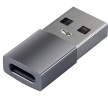 Satechi adaptér USB-A - USB-C, M/F, šedá ST-TAUCM