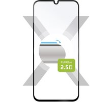 FIXED ochranné tvrzené sklo Full-Cover pro Samsung Galaxy A70, lepení přes celý displej, černá_657722483