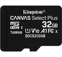 Kingston Micro SDHC Canvas Select Plus 32GB 100MB/s UHS-I_1097756996