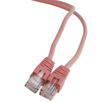 Gembird Cablexpert Patch kabel UTP c5e - 0.5m - růžová PP12-0.5M/RO