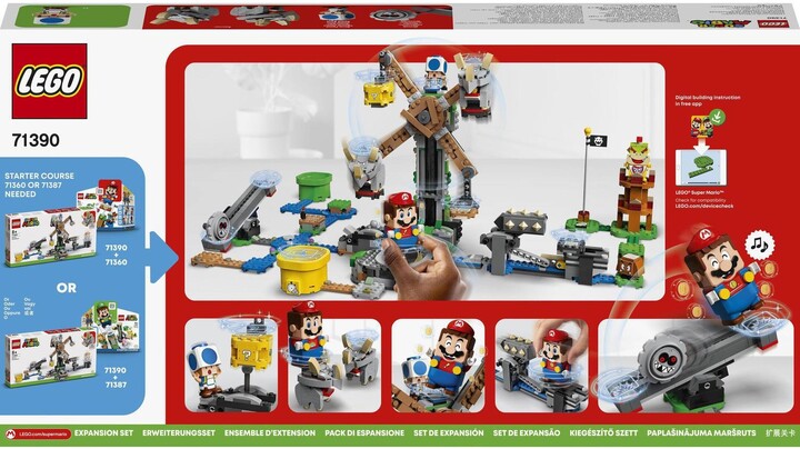 LEGO® Super Mario™ 71390 Boj s Reznorem – rozšiřující set_1798288266
