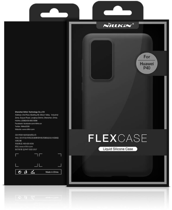 Nillkin silikonové pouzdro Flex Pure Liquid pro Huawei P40, černá_410518440