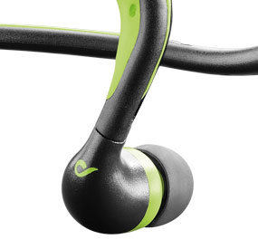 CellularLine Scorpion sportovní ergonomická sluchátka, černo-zelená_2086992729