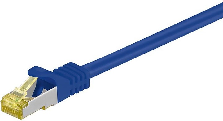 MicroConnect patch kabel S/FTP, RJ45, Cat7, 7.5m, modrá_1910133907