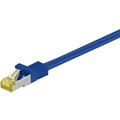 MicroConnect patch kabel S/FTP, RJ45, Cat7, 0.25m, modrá