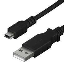 YENKEE kabel YCU 010 BK USB-A - miniUSB, 1.5m, černá 37000021