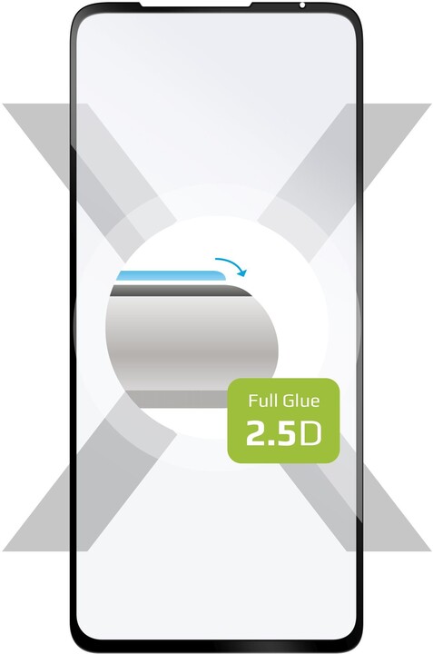 FIXED ochranné tvrzené sklo pro Motorola Moto G Pro, Full-Cover, 2.5D, 0.33mm, černá_2129440142
