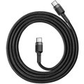Baseus odolný kabel Series Type-C PD2.0 60W Flash Charge kabel (20V 3A) 1M, šedo/černá_788398237