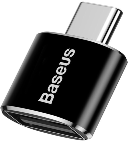 Baseus adaptér / redukce USB-A - USB-C, F/M, černá_1265544921
