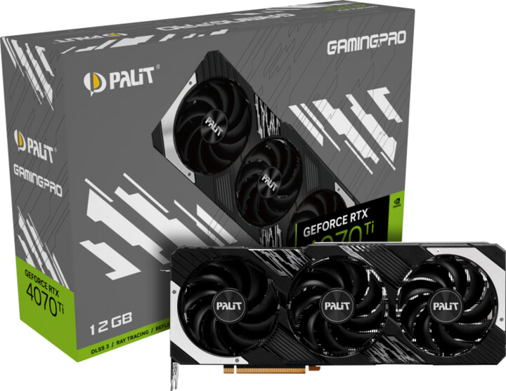 PALiT GeForce RTX 4070 Ti GamingPro, 12GB GDDR6X_1909362821