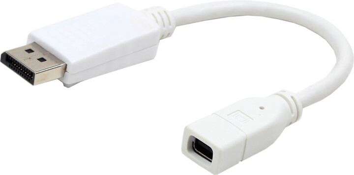 Gembird CABLEXPERT kabel miniDisplayport na Displayport, F/M, bílá_1814716340