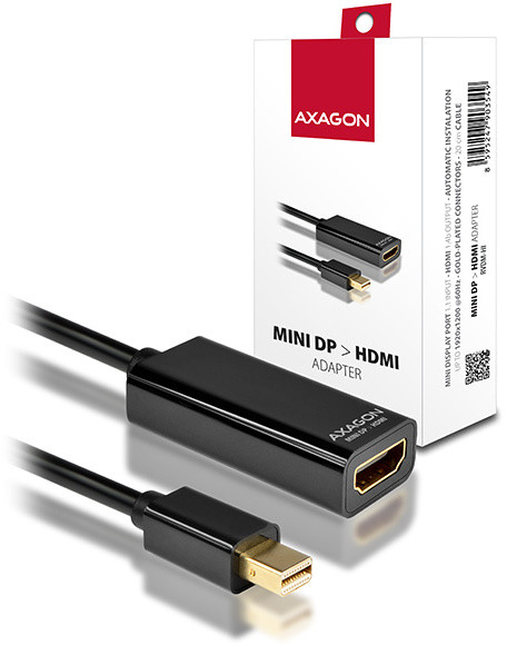 AXAGON Mini DisplayPort -&gt; HDMI adaptér, FullHD_1055613081